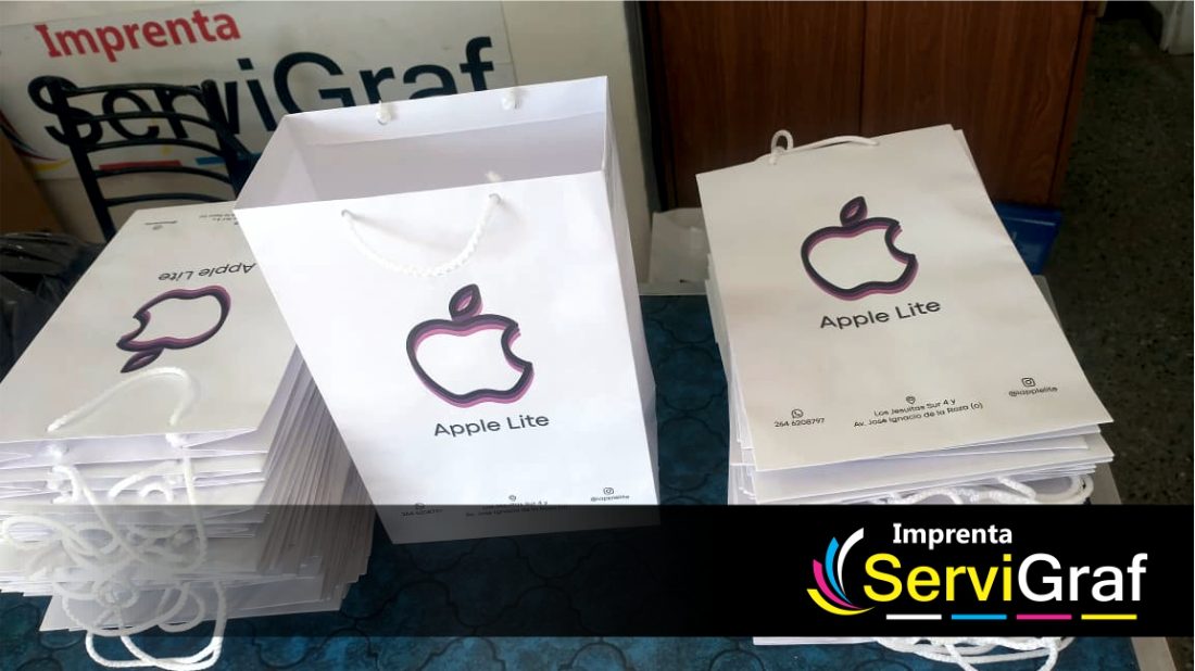 Bolsa de papel impresa